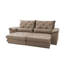 Ver imagem 3 de Sofá Reclinável 3 Lugares 230cm Dakota Marrom Platinum Tabaco