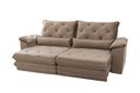 Ver imagem 3 de Sofá Reclinável 3 Lugares 230cm Dakota Marrom Platinum Tabaco
