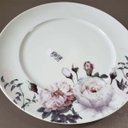 Ver imagem 5 de Prato Raso Branco de Porcelana Germer Redondo 27cm Garden com Estampa Floral