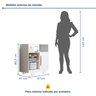 Quarto de Bebê Completo com Guarda-roupa, Berço e Cômoda Encantado - 17