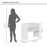 Quarto de Bebê Completo com Guarda-roupa, Berço e Cômoda Encantado - 16