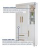 Quarto de Bebê Completo com Guarda-roupa, Berço e Cômoda Encantado - 3