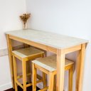 Ver imagem 6 de Kit 3 Rolos Papel Parede Lavavel Hd Marmore Travertino (6m) Open Star 32566