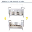 Ver mais imagens de Quarto de Bebê Completo com Guarda-roupa, Berço e Cômoda Lipe