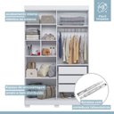 Ver imagem 4 de Quarto de Bebê Completo com Guarda-roupa, Berço e Cômoda Lipe