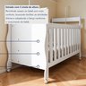 Quarto de Bebê Completo com Guarda-roupa, Berço e Cômoda Lipe - 9