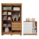 Ver imagem 4 de Quarto de Bebê Completo com Guarda-roupa, Berço e Cômoda Lipe
