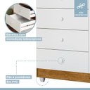 Ver mais imagens de Quarto de Bebê Completo com Guarda-roupa, Berço e Cômoda Lipe