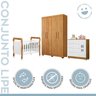 Quarto de Bebê Completo com Guarda-roupa, Berço e Cômoda Lipe - 2