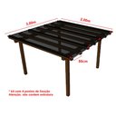 Ver imagem 2 de Cobertura Policarbonato Alveolar 3,00m x 2,00m - Fume 4mm
