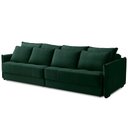 Ver imagem 5 de Sofá Retrátil e Reclinável 2,50m Mariah Veludo Verde Madelina Decor