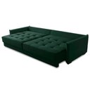 Ver imagem 3 de Sofá Retrátil e Reclinável 2,50m Mariah Veludo Verde Madelina Decor