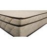 Cama Baú King 193 Tecido Sintético Branco com Colchão Polônia Bello Box - D28 66x193x203 - 4
