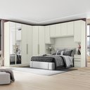 Ver imagem 1 de Quarto Modulado Completo Casal 6 Peças 12 Portas 12 Gavetas Seletto