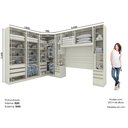 Ver imagem 4 de Quarto Modulado Completo Casal 6 Peças 12 Portas 12 Gavetas Seletto