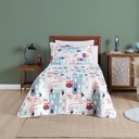 Ver imagem 5 de Kit Colcha + Jogo de Cama Bouti Kids Solteiro Infantil 5 Peças 100% Poliéster - Bombeiro