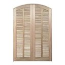 Ver imagem 2 de Porta Balcão de Abrir / Abrir de Madeira Cedro Arana em Arco Bat.14 Cm - 2.15 (a) X 2.00 (l)