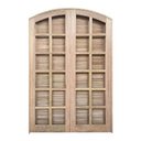 Ver imagem 1 de Porta Balcão de Abrir / Abrir de Madeira Cedro Arana em Arco Bat.14 Cm - 2.15 (a) X 2.00 (l)