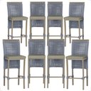 Ver imagem 1 de 8 Banqueta em Alumínio Roma Fendi Corda Náutica Tecido 8