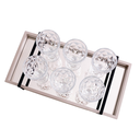 Ver imagem 1 de Bandeja Decorativa Espelhada para Servir Branca com Alça Preta