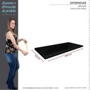 Ver imagem 2 de Tampo para Gabinete 150cm Flamingo Cisne 144x53 Cozimax Preto Texturizado