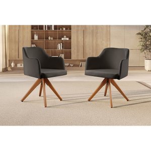 Cadeira Decorativa Giratória Eros