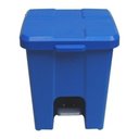 Ver imagem 5 de Cesto de Lixeira Quadrada Plastica com Pedal 15 Litros Cor:azul