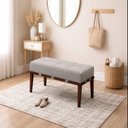 Ver imagem 2 de Puff Livia 140cm Pés Imbuia