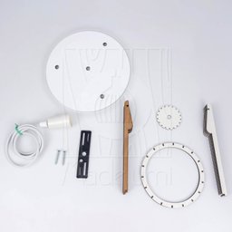 Luminaria Pendente Tripla Koni E27 Madeira Mdf Cr Desmontada:branco - 7