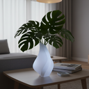 Ver imagem 3 de Vaso Wela Decorativo Branco 26cm Espiral Orgânico para Sala, Quarto e Escritório – Vaso Moderno