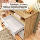 Ver imagem 5 de Cômoda Infantil 3 Gavetas 100% Mdf Smim New