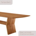 Ver imagem 5 de Mesa Raiz 180 Tampo Barril Laminado Marrom/Cinamomo Imbuia