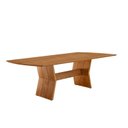 Ver imagem 1 de Mesa Raiz 180 Tampo Barril Laminado Marrom/Cinamomo Imbuia