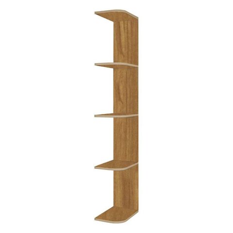 Prateleira Externa para Guarda-Roupas Smim/Luna Marrom 100% MDF