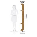 Ver imagem 2 de Prateleira Externa para Guarda-Roupas Smim/Luna Marrom 100% MDF