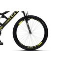 Ver imagem 2 de Bicicleta Gps 148 Dupla Suspensão e Freios V-brake, Aro 26 Aero, 36 Raias, 21 Marchas Colli Preto/am