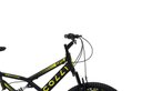 Ver imagem 4 de Bicicleta Gps 148 Dupla Suspensão e Freios V-brake, Aro 26 Aero, 36 Raias, 21 Marchas Colli Preto/am