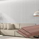 Ver imagem 1 de Painel Ripado Frieze Louro Freijo 2750 X 455 X 9mm Caixa com 2 Painéis = 2,5m2