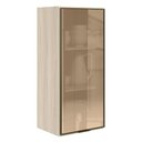 Ver imagem 1 de Armario Aereo 1 Porta Vidro MDF 40x90 cm Kali 1197761 Bianco Toq Nicioli