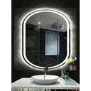 Ver imagem 2 de Espelho jateado Oval Iluminado com led frio - 60x80cm Woodglass oval jato frio