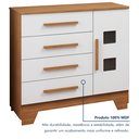 Ver imagem 7 de Quarto de Bebê Completo Gêmeos com Guarda-roupa, 2 Berços e Cômoda Gael