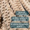 Ver imagem 3 de Manta Queen Size Grosso Cobertor Snow Super Quentinho Willow:caqui