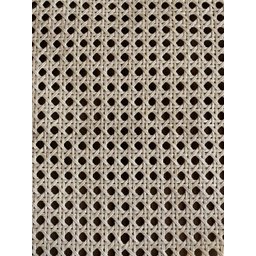 Palhinha Indiana Fibra Natural Algodão Tela Rattan Sextavada Assento 1,00x50cm - 4