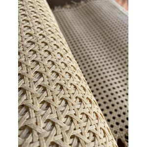 Palhinha Indiana Fibra Natural Algodão Tela Rattan Sextavada Assento 1,00x50cm