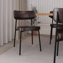 Ver imagem 3 de Cadeira Alloa Fixa com 4 Pés 50 X 44,7 X 83,8 Cm com 1 Unidade