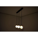 Ver imagem 2 de Pendente Beat Preto e Dourado (c)68cm (l)12cm (a)18cm 3x75w G9