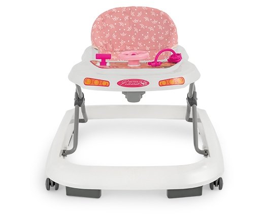 Andador de Bebê Até 12Kg Tutti Baby - Princesa Rosa Coroa - 2