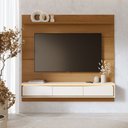 Ver imagem 3 de Painel Moderno para TV até 65 Polegadas Suspenso com Luzes LED 180cm Tahiti Colibri