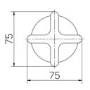 Ver imagem 2 de Acabamento para Registro Base Deca 3/4" Liss Cobre Escovado Docol
