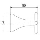 Ver imagem 3 de Acabamento para Registro Base Deca 3/4" Liss Cobre Escovado Docol
